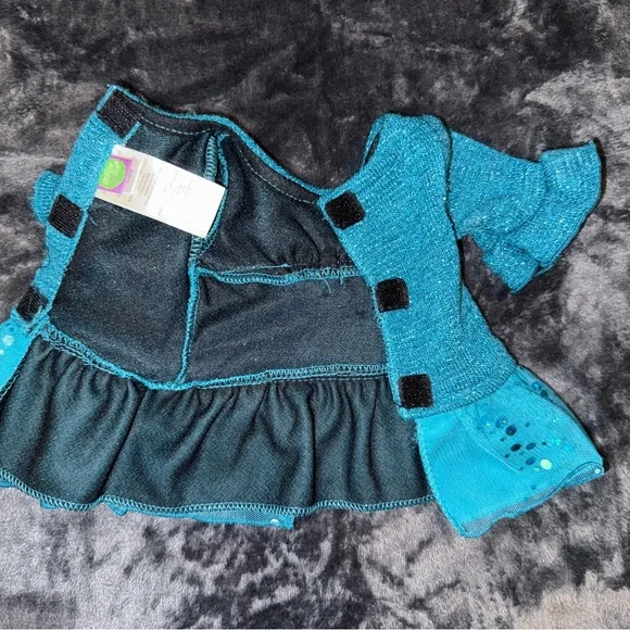 Dollie & Me Teal Dressy Outfit with Matching Doll Dress w/ DISCOUNTED SHIPPING - Picture 15 of 16